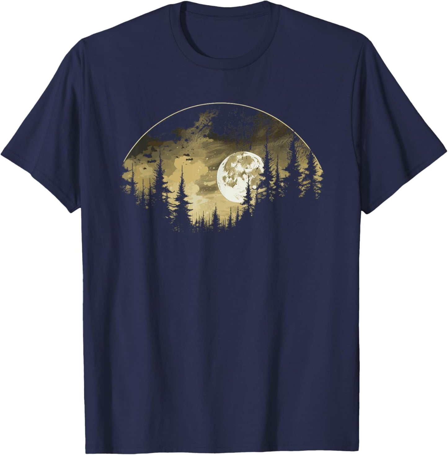 Forest trees nature T-Shirt - T-Shirt | Navy
