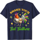 Shake Your Tail Feathers Mardi Gras Chicken Beads Women T-Shirt - T-Shirt | Navy