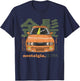 Nostalgia Ultra Car Ocean T-Shirt - T-Shirt | Navy