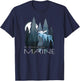 Maine - Moosehead Lake - Piscataquis - Moose In Forest T-Shirt - T-Shirt | Navy