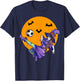 Soccer Witch Halloween Women Girls Soccer Halloween T-Shirt - T-Shirt | Navy