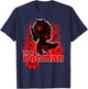Dogman of America Red Wolf Monster Werewolf Skinwalker Beast T-Shirt - T-Shirt | Navy