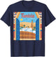 Tunisia My Country Love Tunisia Monuments Tunisians T-Shirt - T-Shirt | Navy