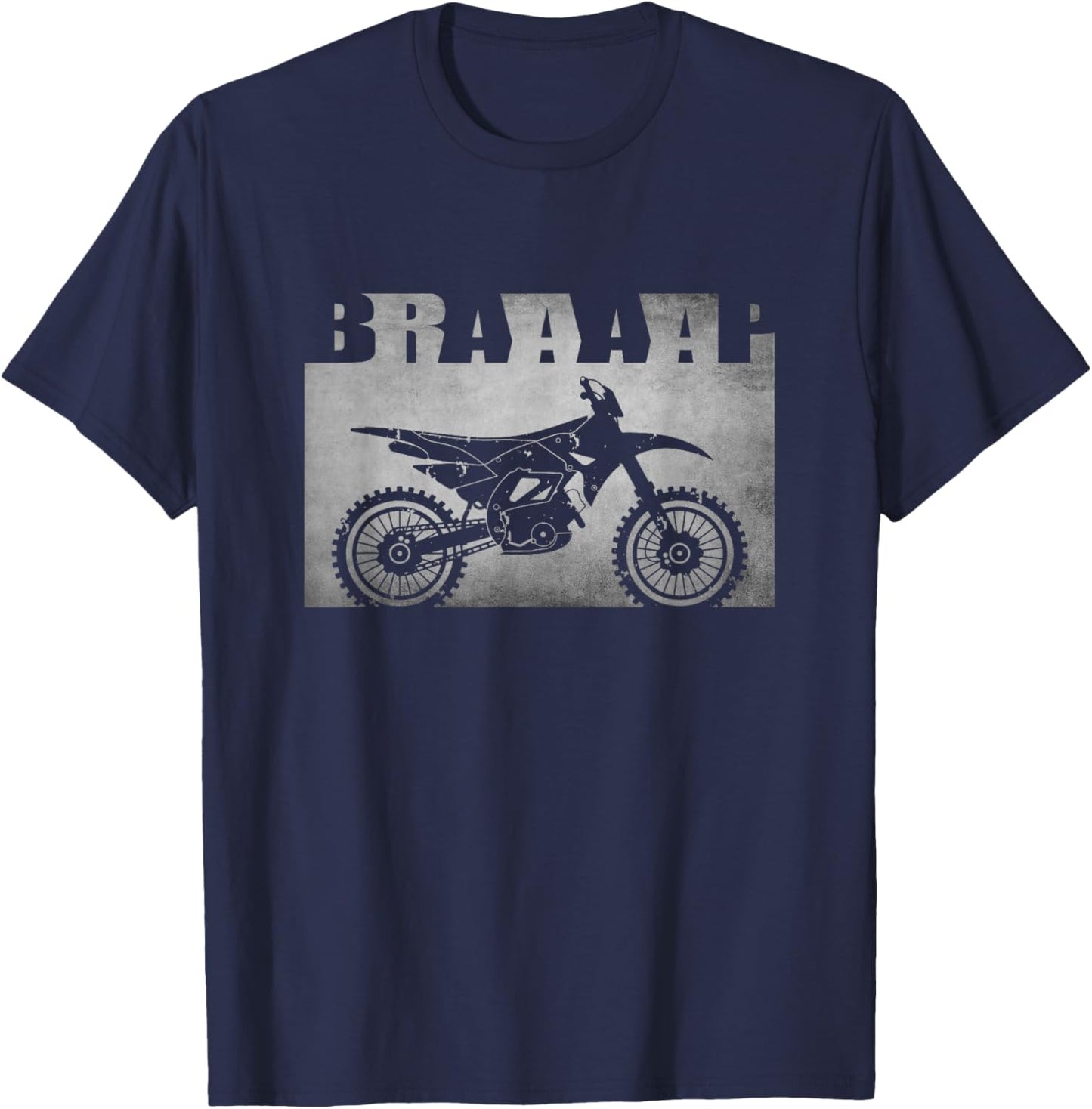 Dirt Bike Motocross Apparel - Dirt Bike Motocross T-Shirt - T-Shirt | Navy