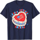 Happy Birthday America Birthday Cake 4th Of July USA Flag T-Shirt - T-Shirt | Navy