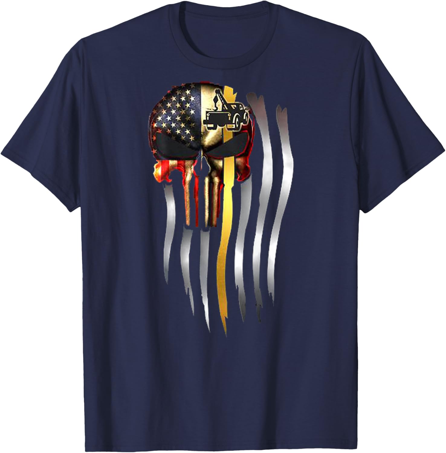Proud Tow Truck Operator T-Shirt - T-Shirt | Navy