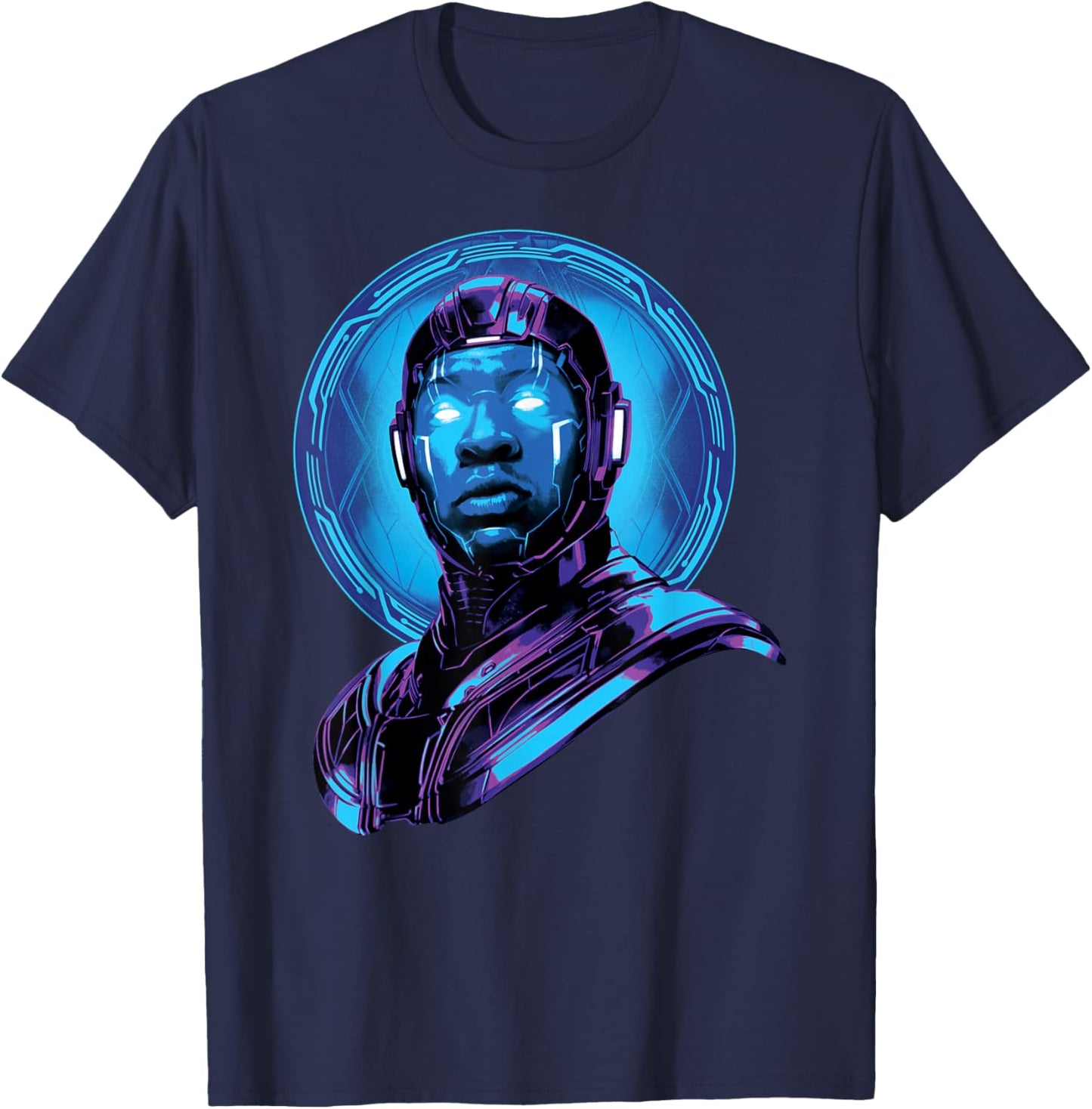 Marvel Ant-Man and the Wasp: Quantumania Kang Conquers All T-Shirt - T-Shirt | Navy