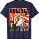 Funny Retro Japanese Dogzilla Beagle T-Shirt - T-Shirt | Navy