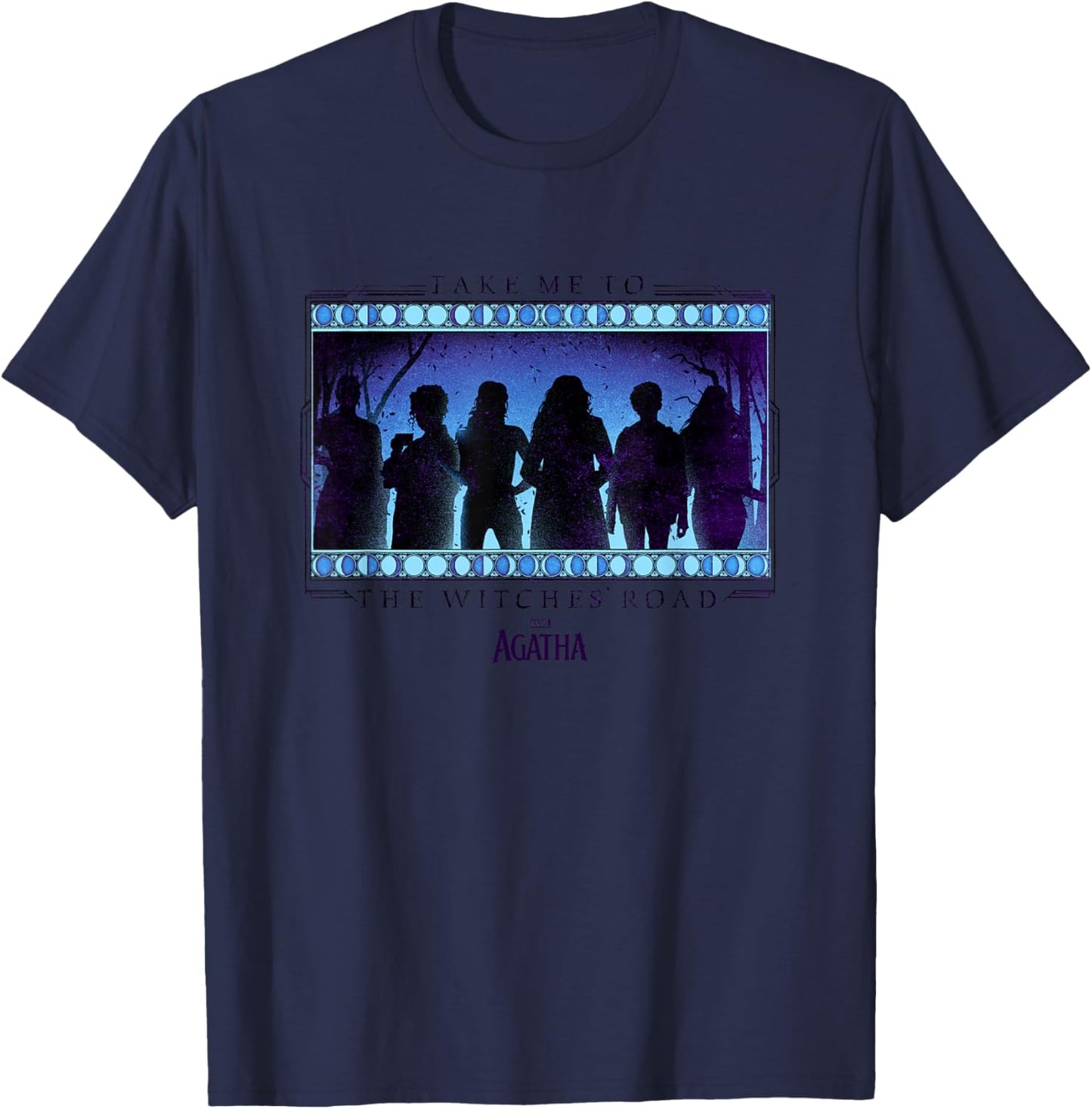 Marvel Agatha All Along Take Me To The Witches' Road T-Shirt - T-Shirt | Navy