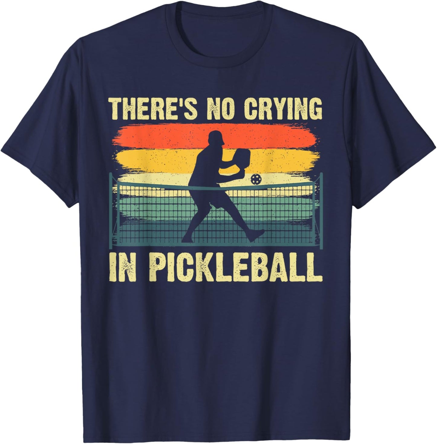 Funny Pickleball Art Women Pickleball Player Paddle T-Shirt - T-Shirt | Navy