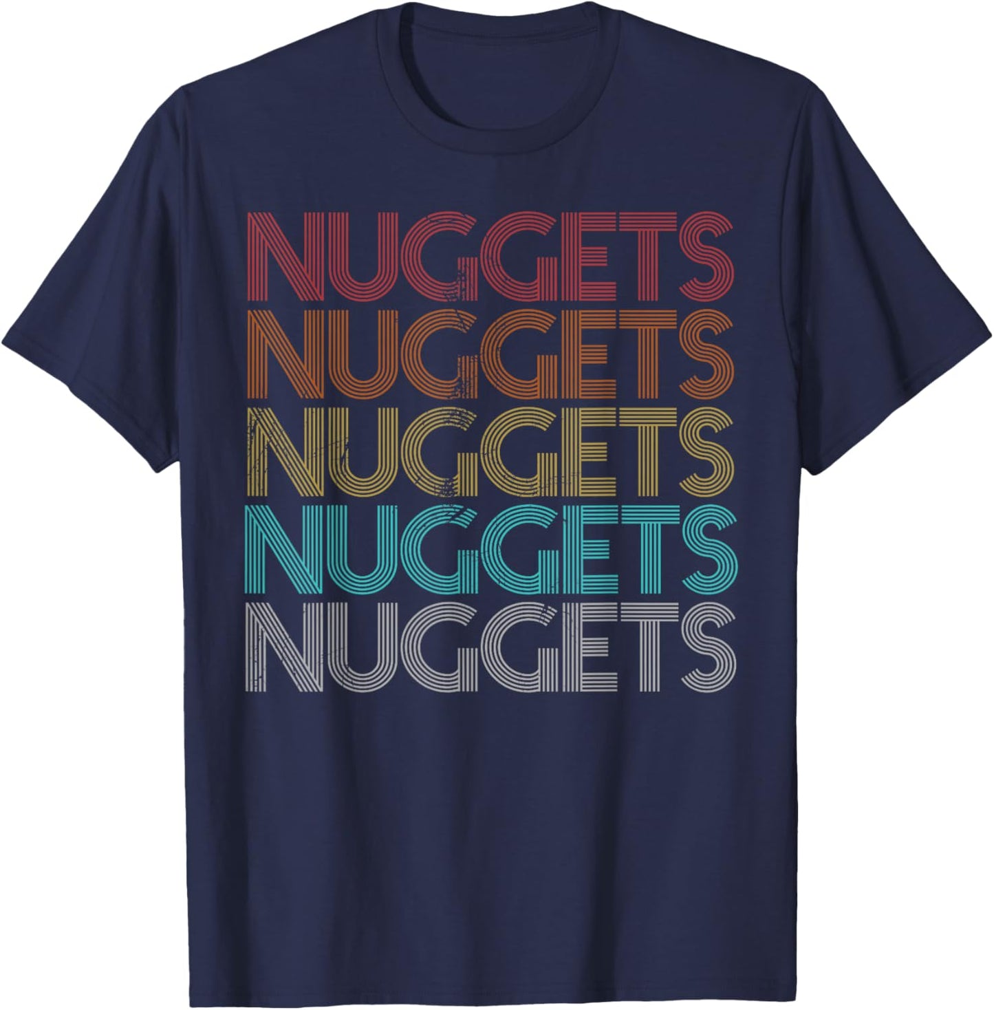 Retro Vintage Nuggets T-Shirt - T-Shirt | Navy