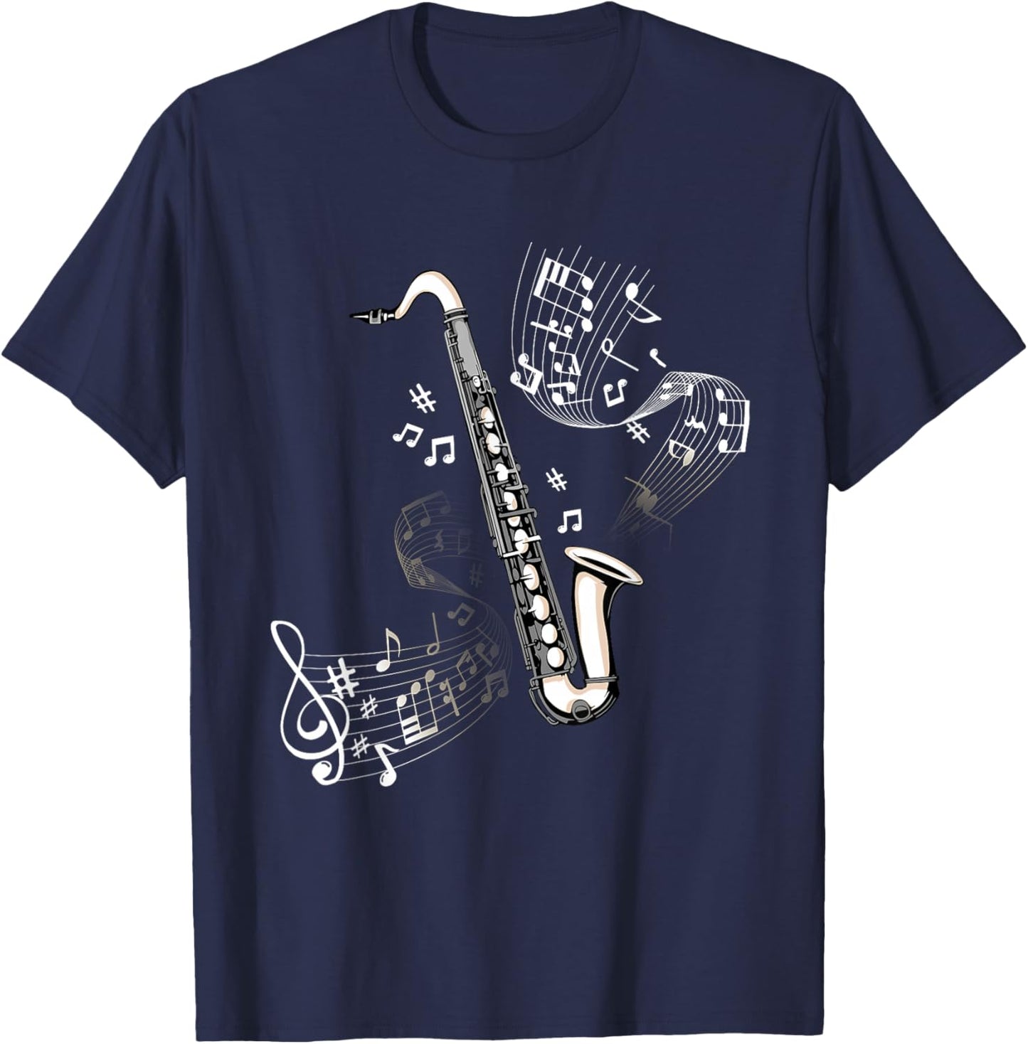 Bass Clarinet Player Orchestral Band Children Bass Clarinet T-Shirt - T-Shirt | Navy