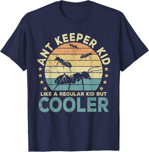 Ant Keeper Kid Ants Funny Ant Keeping T-Shirt - T-Shirt | Navy