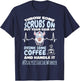 Dialysis Social Worker Throw Some Scrubs On and Handle It T-Shirt - T-Shirt | Navy
