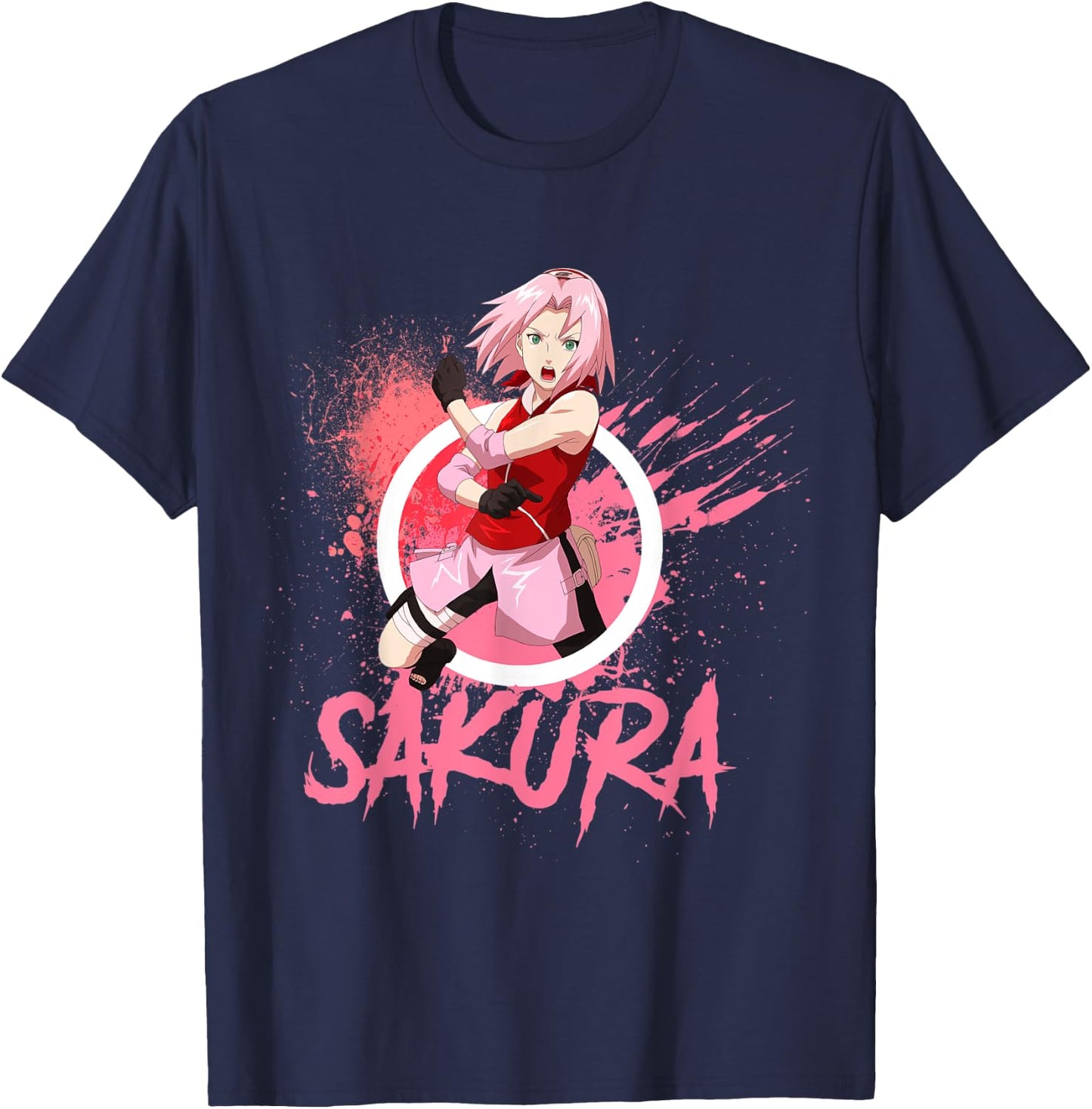 Anime Girl Waifu T-Shirt - T-Shirt | Navy