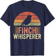 Finch Whisperer Bird Lover Vintage Finch T-Shirt - T-Shirt | Navy