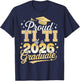 Proud Ti Ti Of A Class Of 2026 Graduate Senior 26 Graduation T-Shirt - T-Shirt | Navy