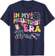 Groovy In My Phlebotomist Era Phlebotomy Tech Phleb Nurse T-Shirt - T-Shirt | Navy