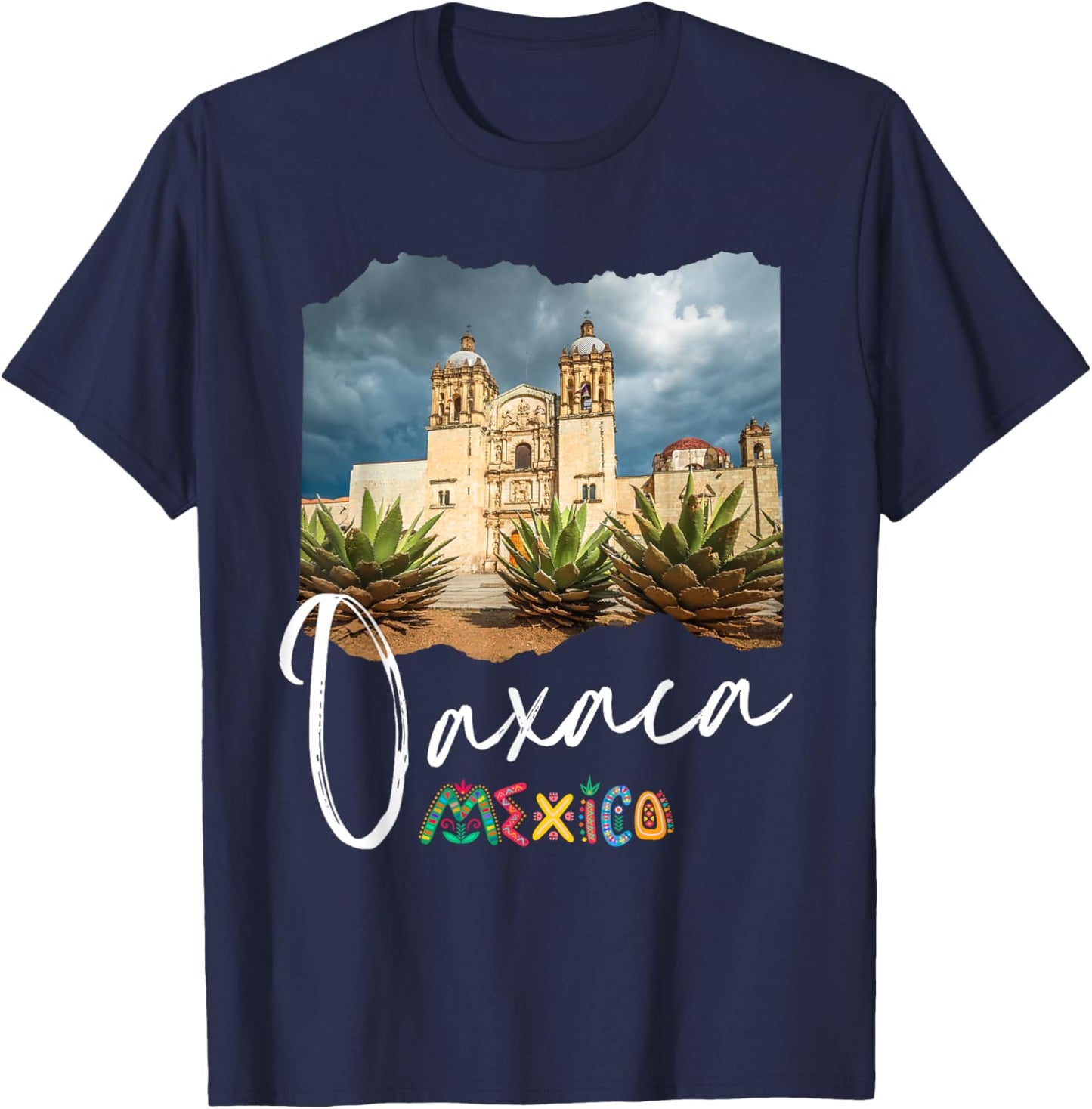 Retro Oaxaca Mexico Souvenir / Oaxaca T-Shirt - T-Shirt | Navy