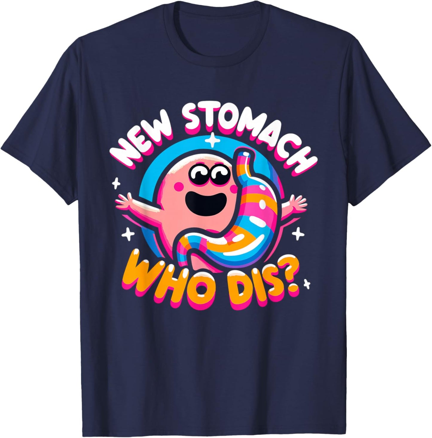 Gastric Sleeve Surgery Gastrectomy Weight Loss Journey T-Shirt - T-Shirt | Navy