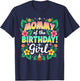 Aloha Hawaii Mom Mommy Of The Birthday Girl T-Shirt - T-Shirt | Navy
