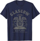 Glasgow Scotland UK Vintage Scottish T-Shirt - T-Shirt | Navy