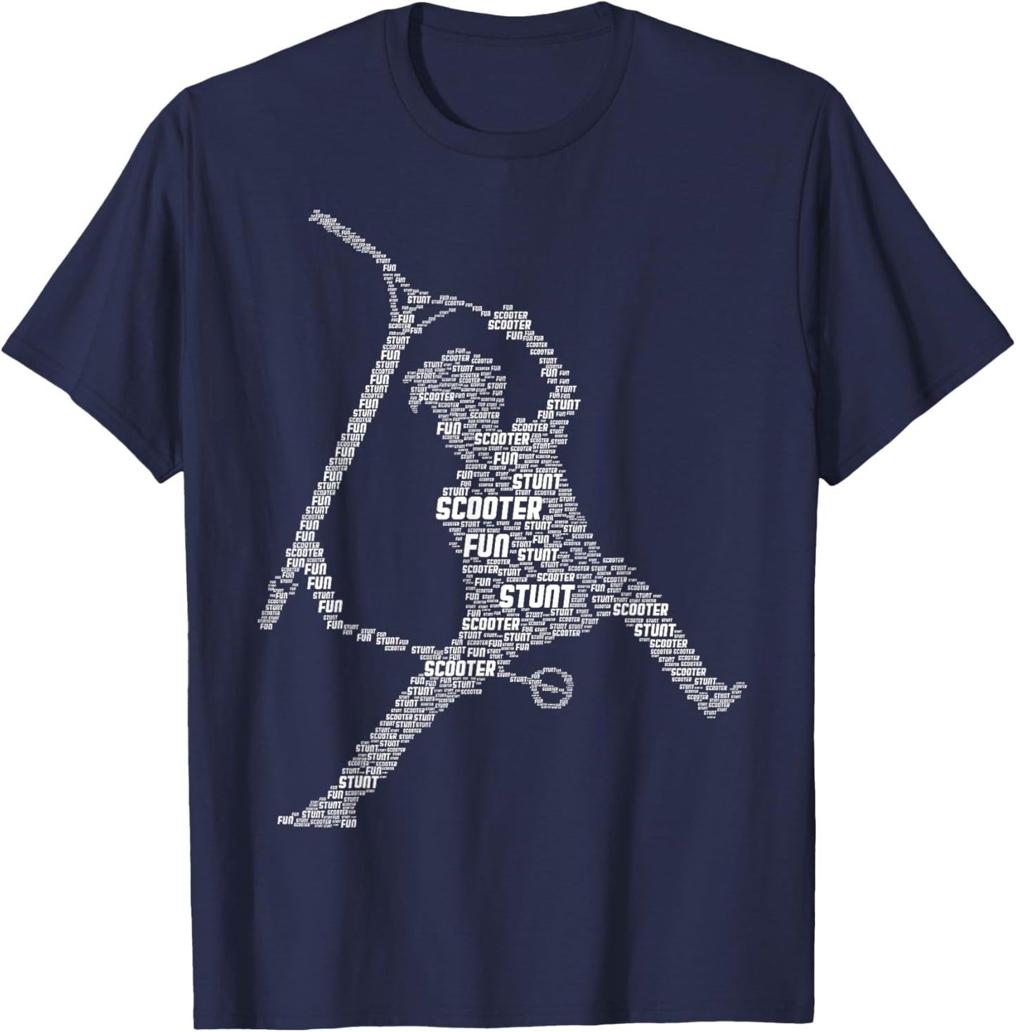 Scooter Tricks E-Scooter Rider Boys Youth Kids T-Shirt - T-Shirt | Navy