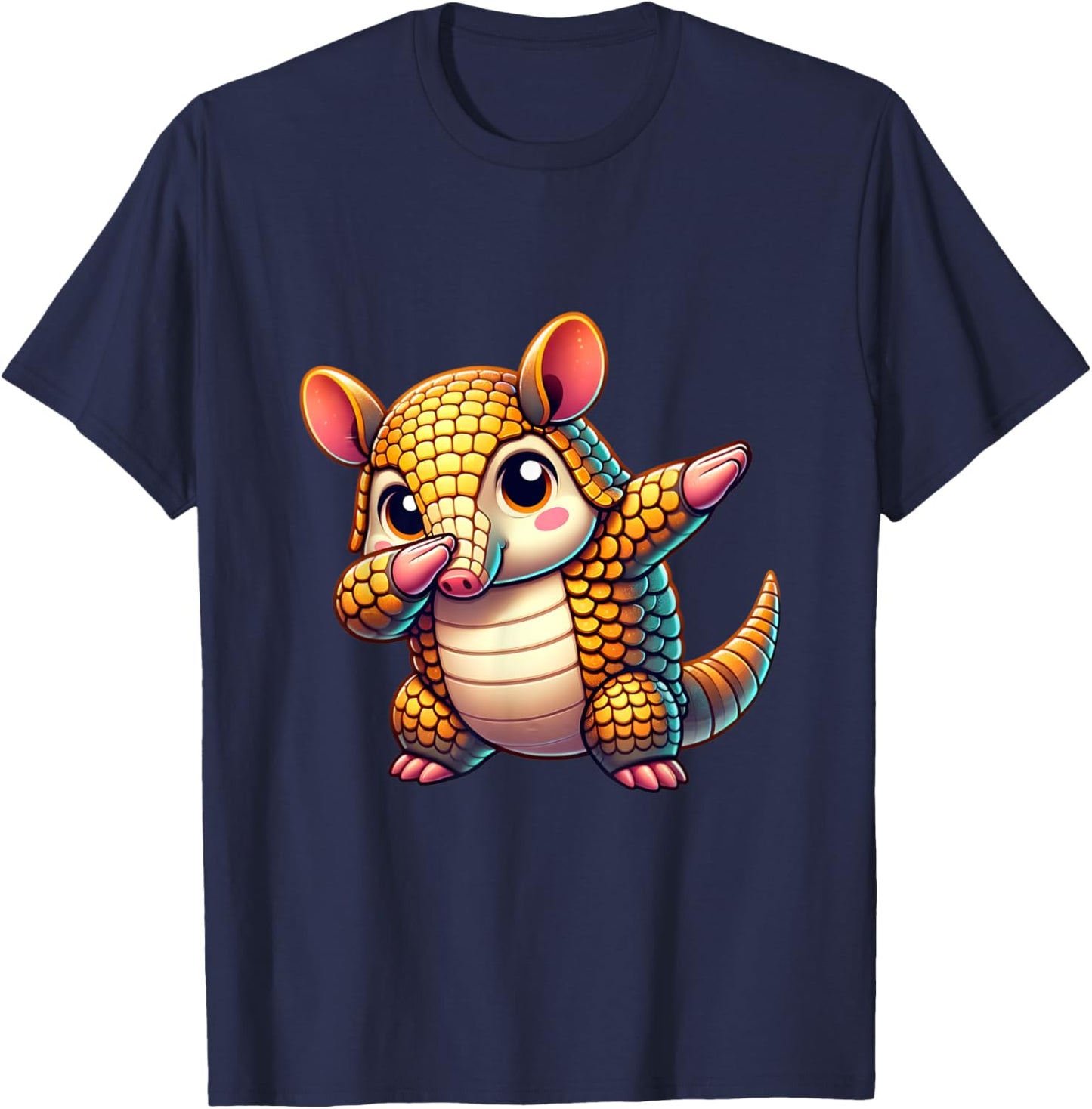 Armadillo Lover Kids Boys Girls Men Funny Armadillo Graphic T-Shirt - T-Shirt | Navy