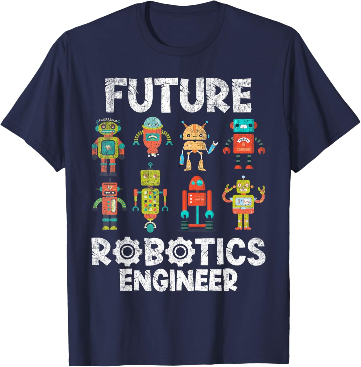 Future Engineer Robotics Robot Costume For Adults & Kids Boy T-Shirt - T-Shirt | Navy