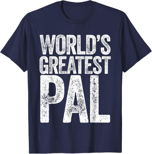 World's Greatest Pal T-Shirt - T-Shirt | Navy