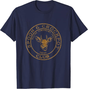 Spoon And Crockpot Club T-Shirt - T-Shirt | Navy