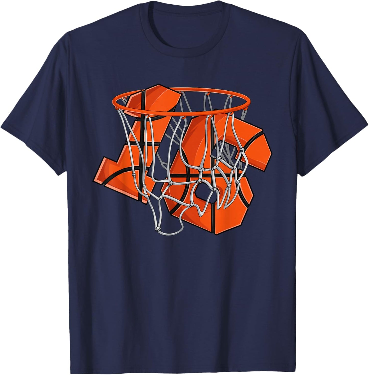 16th Birthday Basketball Shirt Kids, Boys 16 Year Old T-Shirt - T-Shirt | Navy