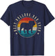 Best Bulldog Dad Ever Funny Vintage Dog English Bulldog T-Shirt - T-Shirt | Navy