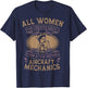 Aircraft Mechanic Airplane Aviation Maintenance Tech Woman T-Shirt - T-Shirt | Navy