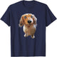 Long Hair Dachshund Cute Wiener Dog Gift Men Kids T-Shirt - T-Shirt | Navy