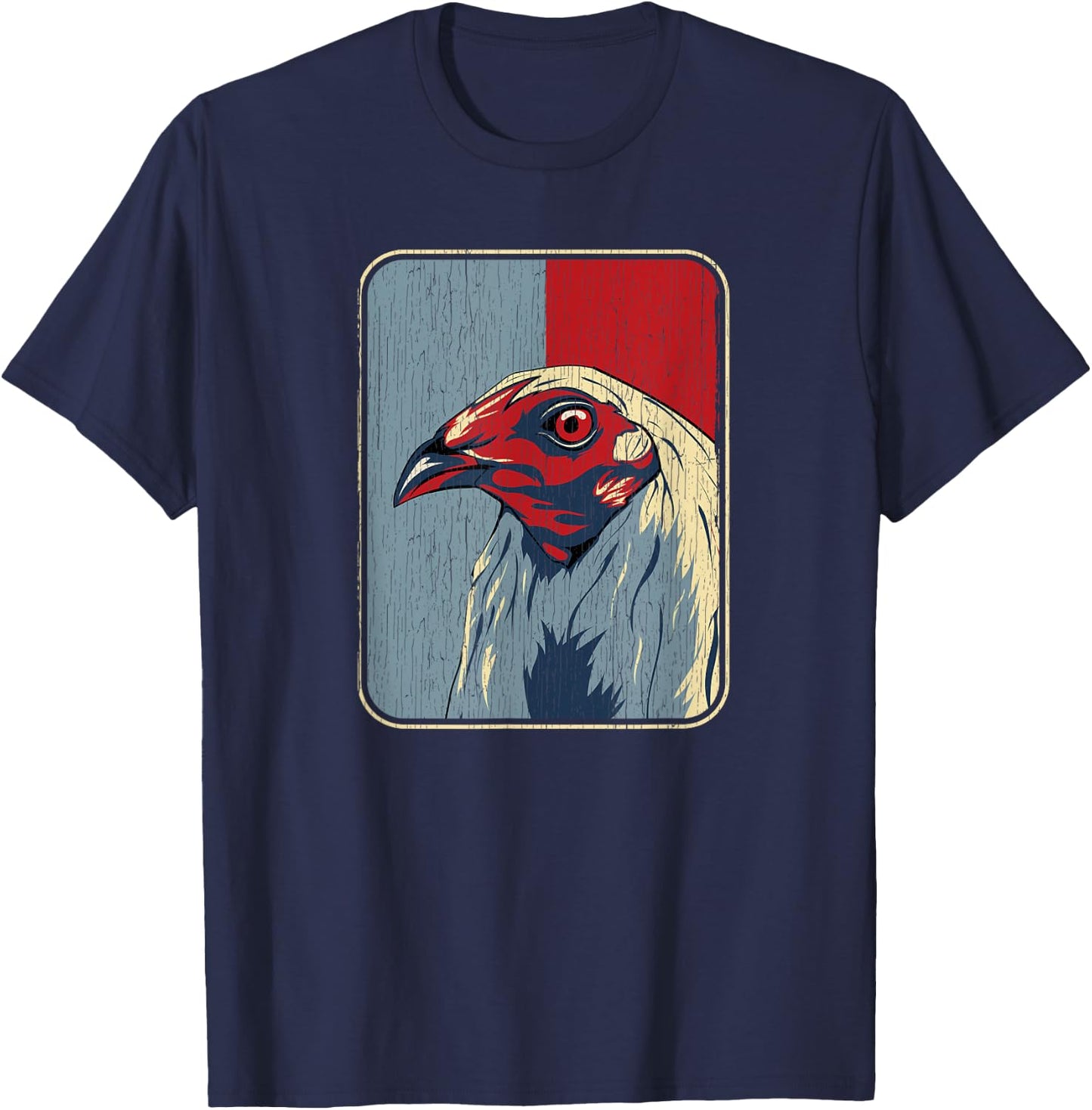 Vintage Cockfighting - Rooster T-Shirt - T-Shirt | Navy