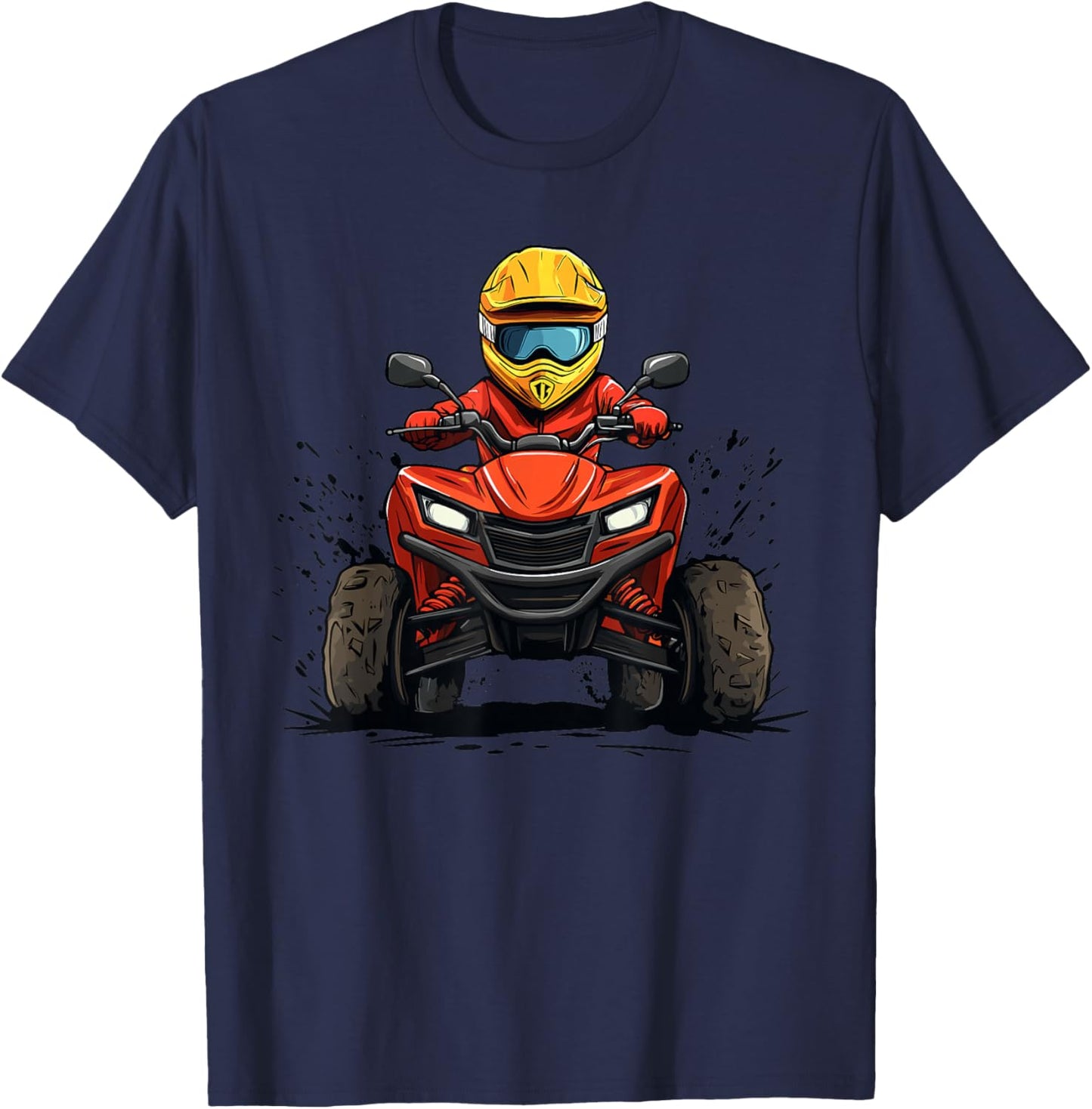 Kids 4 wheeler T-Shirt - T-Shirt | Navy