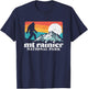 Mount Rainier National Park Bigfoot Mountains Nature T-Shirt - T-Shirt | Navy
