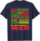 Haile Selassie Until The Philosophy War & Women T-Shirt - T-Shirt | Navy