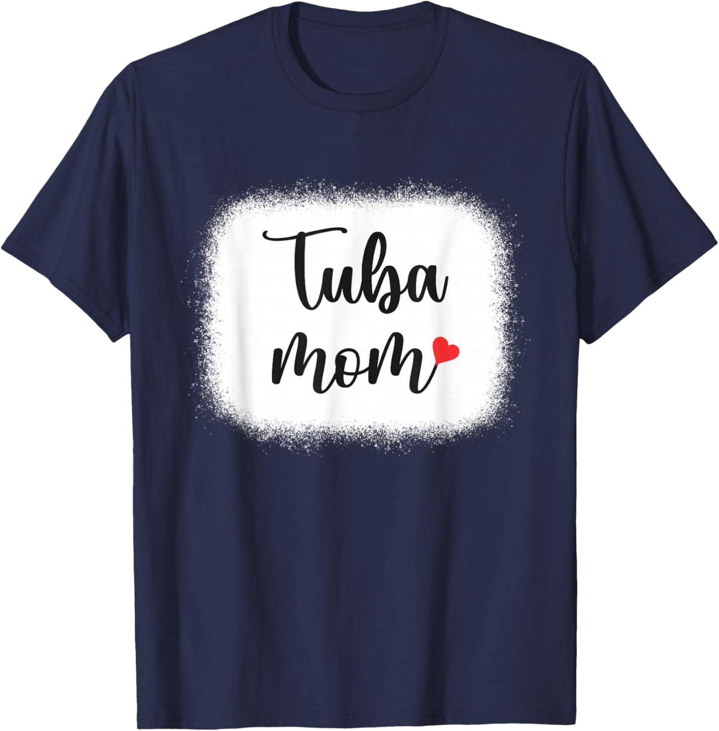 Tuba Mom Funny Tuba Player Gift Brass Music Marching Band T-Shirt - T-Shirt | Navy