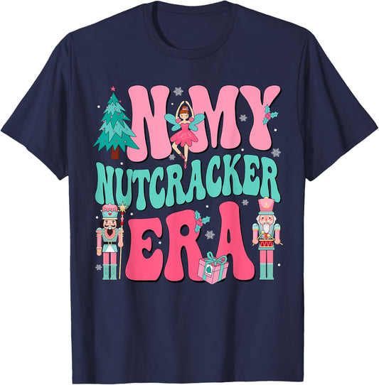 In My Nutcracker Era Pink Nutcracker Squad Christmas 2024 T-Shirt - T-Shirt | Navy