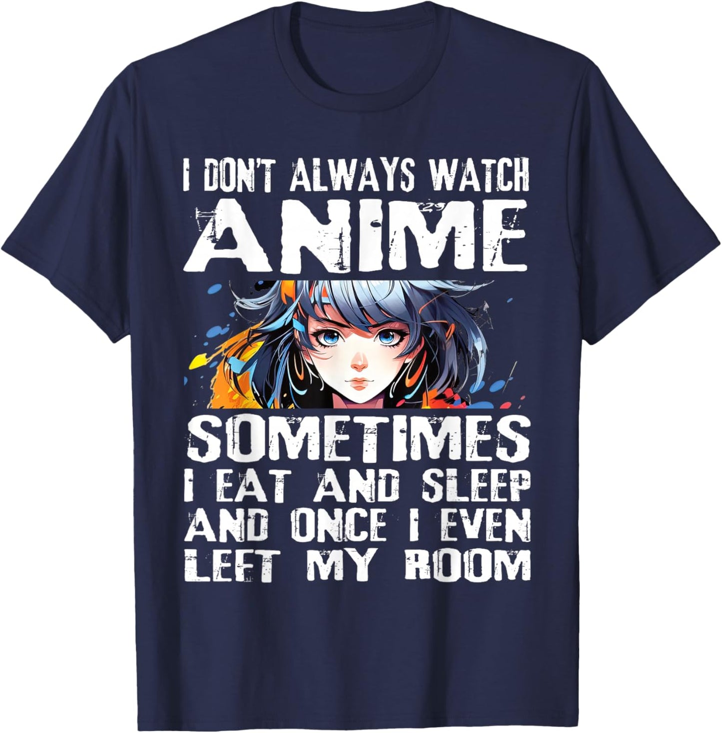 Anime Idea For Teen Girls 14 To 16 Women Japanese Manga Kids T-Shirt - T-Shirt | Navy