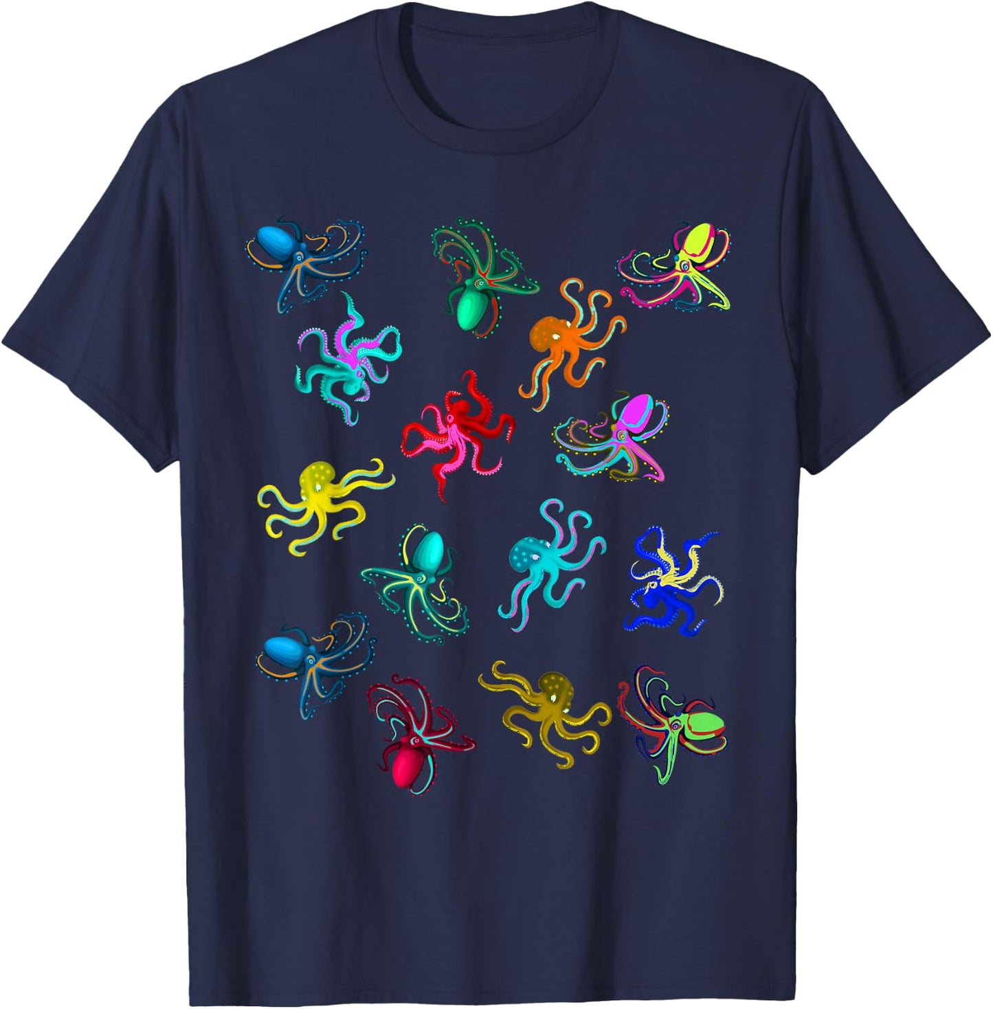 Octopus - Octopus T-Shirt - T-Shirt | Navy