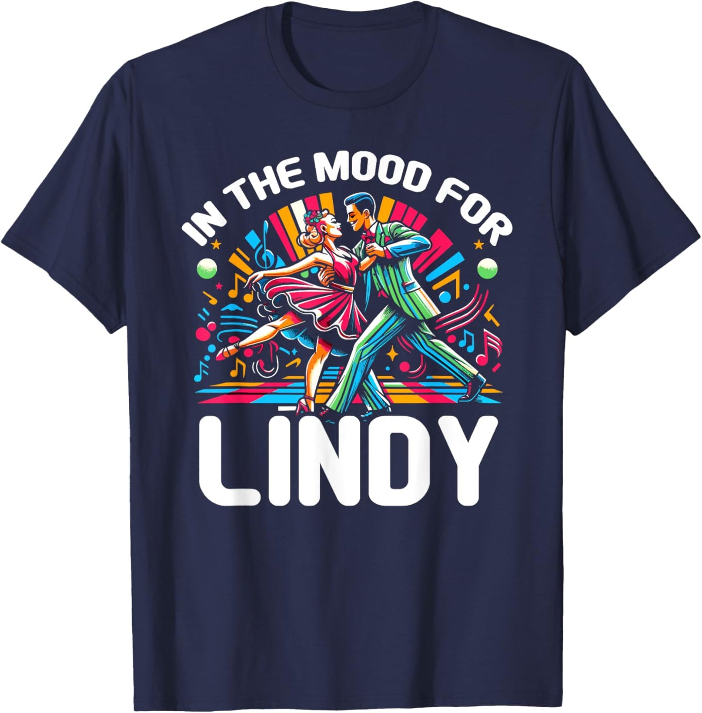 Lindy Hop Dancer Swing Dance Teacher Dancing Men Women T-Shirt - T-Shirt | Navy