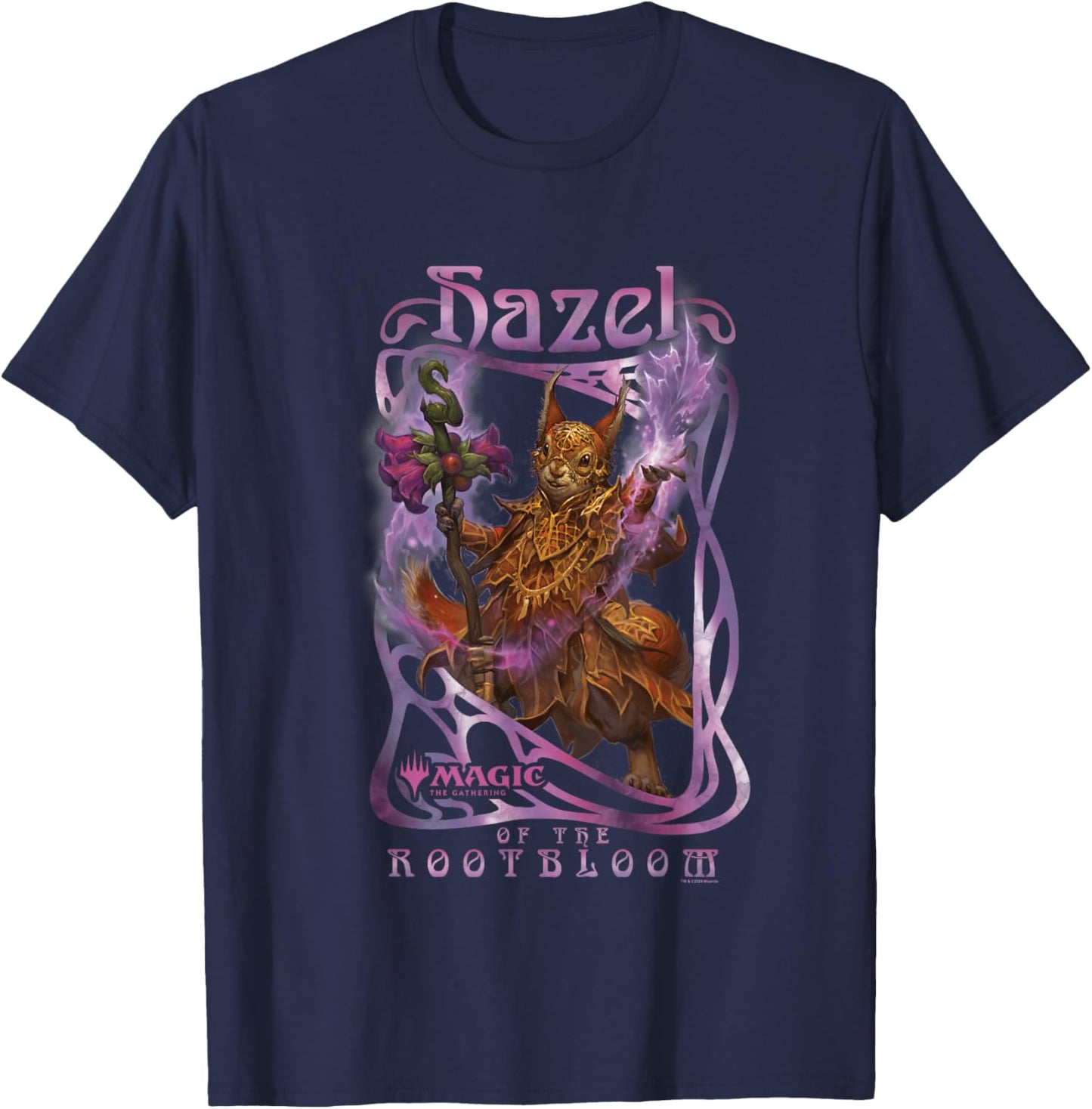Magic: The Gathering Hazel Of The Rootbloom Vintage T-Shirt - T-Shirt | Navy