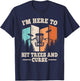 Funny Disc Golf I'm Here To Hit Trees And Curse Men Women T-Shirt - T-Shirt | Navy