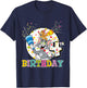 Kids Tom and Jerry 4th Birthday Portrait T-Shirt - T-Shirt | Navy