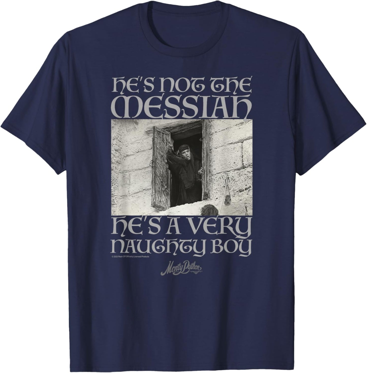 Monty Python Naughty Boy Art T-Shirt - T-Shirt | Navy