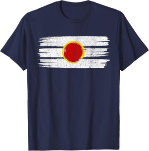 Tripundra Lord Shiva Circle Hindu Third Three Lines Eye T-Shirt - T-Shirt | Navy