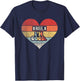 Vintage Funny Anti-Valentine's Day Shirt Heart Nah I'm Good T-Shirt - T-Shirt | Navy